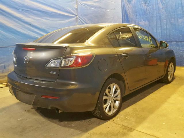 JM1BL1S54A1105540 - 2010 MAZDA 3 S BLACK photo 4