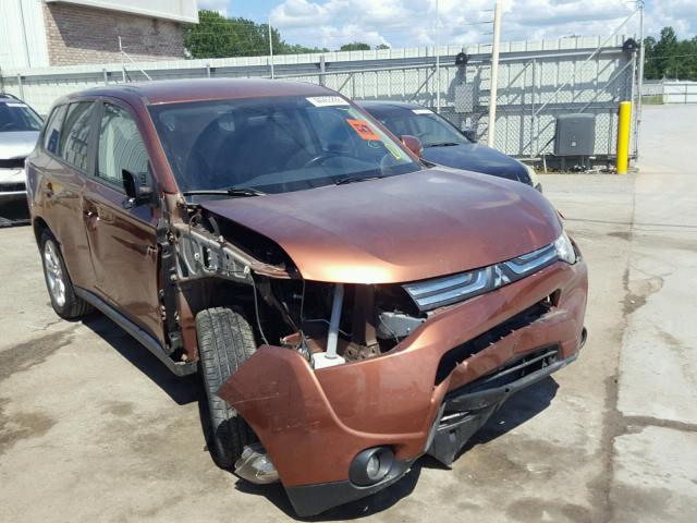 JA4AD3A37EZ006622 - 2014 MITSUBISHI OUTLANDER ORANGE photo 1