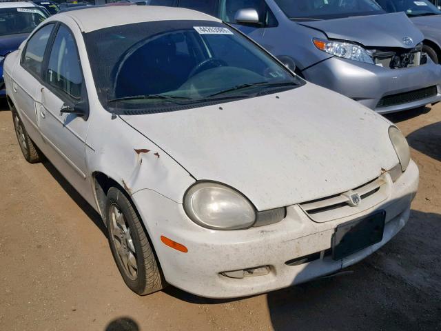 1B3ES56C82D650951 - 2002 DODGE NEON ES WHITE photo 1