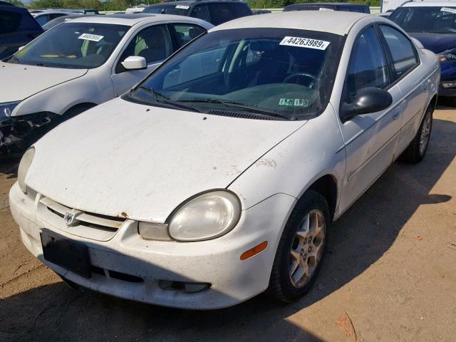 1B3ES56C82D650951 - 2002 DODGE NEON ES WHITE photo 2