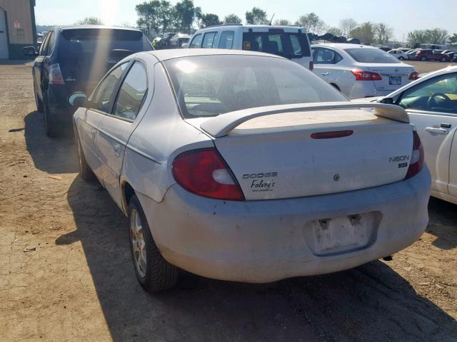 1B3ES56C82D650951 - 2002 DODGE NEON ES WHITE photo 3