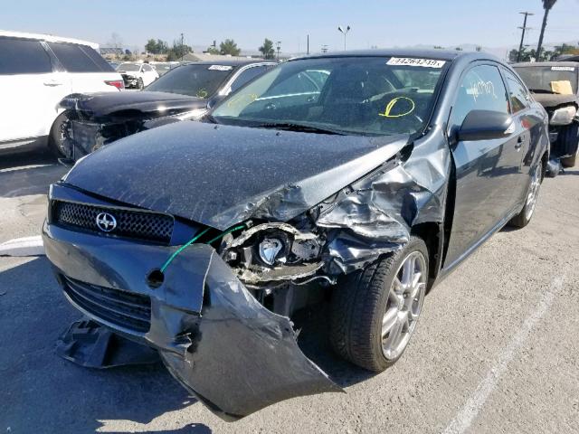 JTKDE167X80224166 - 2008 TOYOTA SCION TC ნაცრისფერი ფოტო 2