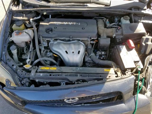 JTKDE167X80224166 - 2008 TOYOTA SCION TC ნაცრისფერი ფოტო 7