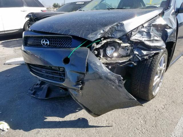 JTKDE167X80224166 - 2008 TOYOTA SCION TC ნაცრისფერი ფოტო 9