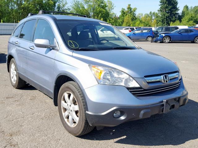 JHLRE48718C062781 - 2008 HONDA CR-V EXL BLUE photo 1