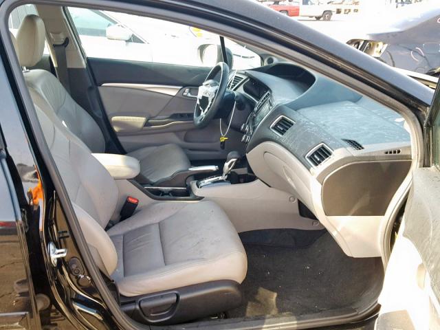 19XFB2F96FE263275 - 2015 HONDA CIVIC EXL 黑色 照片 5
