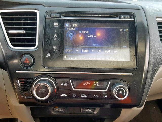 19XFB2F96FE263275 - 2015 HONDA CIVIC EXL 黑色 照片 9