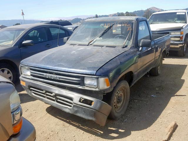 JT4RN81A9M0060489 - 1991 TOYOTA PICKUP 1/2 BLUE photo 2