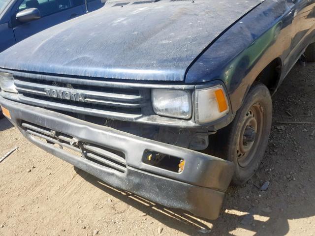 JT4RN81A9M0060489 - 1991 TOYOTA PICKUP 1/2 BLUE photo 9