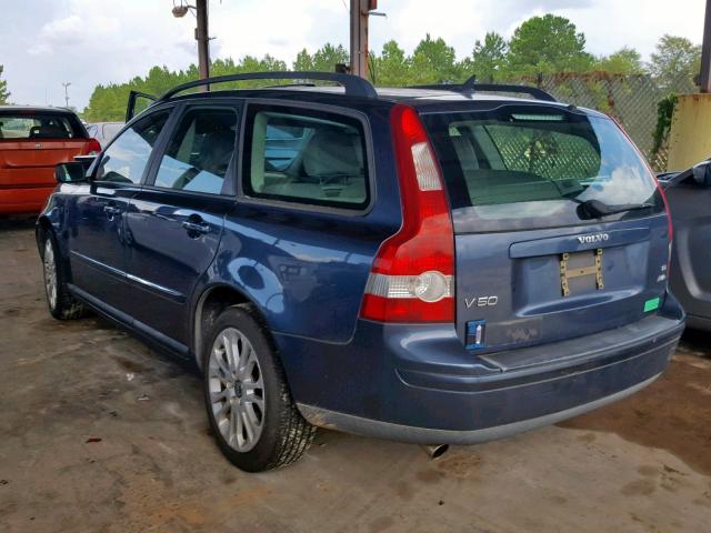 YV1MJ682152067395 - 2005 VOLVO V50 T5 BLUE photo 3