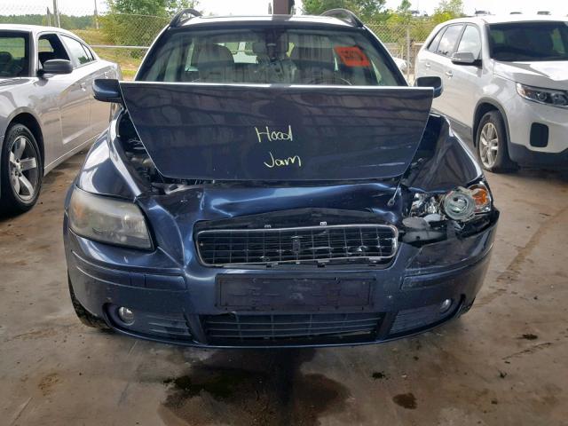 YV1MJ682152067395 - 2005 VOLVO V50 T5 BLUE photo 9