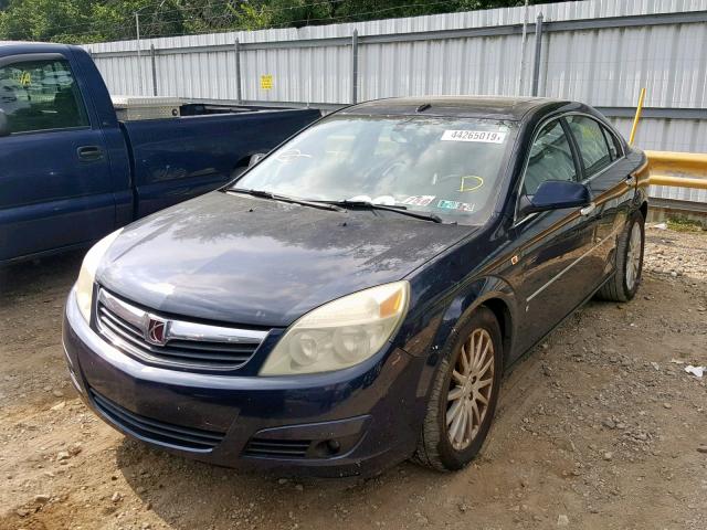 1G8ZV57747F218839 - 2007 SATURN AURA XR BLUE photo 2