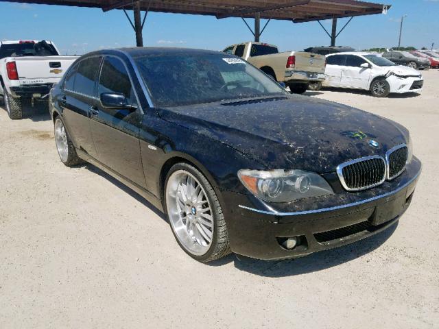 WBAHN83547DT76095 - 2007 BMW 750 BLACK photo 1