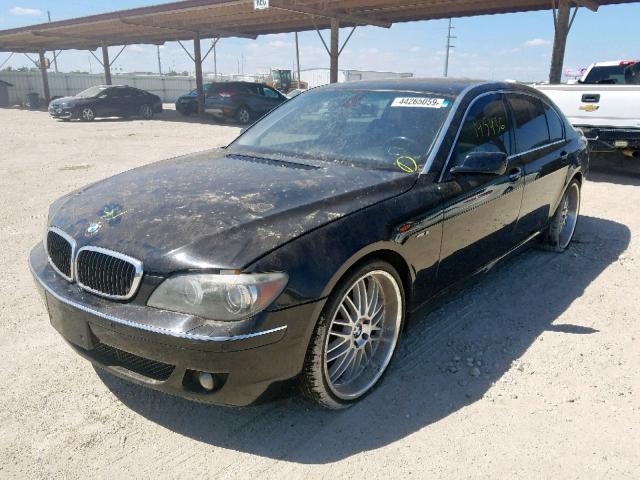 WBAHN83547DT76095 - 2007 BMW 750 BLACK photo 2