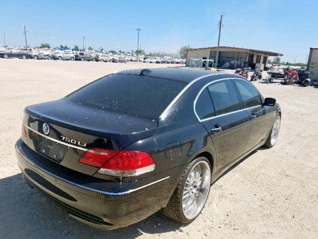 WBAHN83547DT76095 - 2007 BMW 750 BLACK photo 4