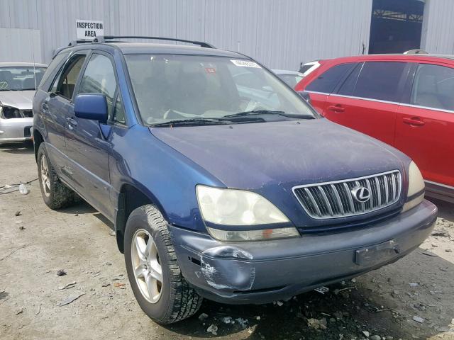 JTJHF10U830303667 - 2003 LEXUS RX 300 BLUE photo 1