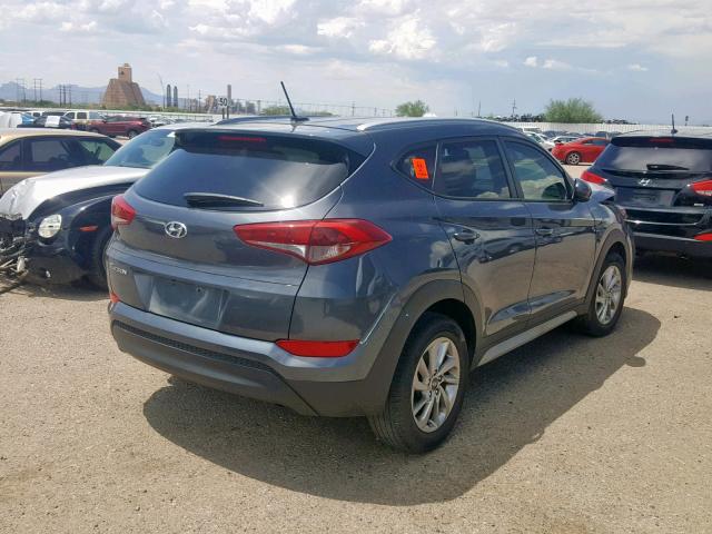 KM8J33A42HU595609 - 2017 HYUNDAI TUCSON LIM GRAY photo 4