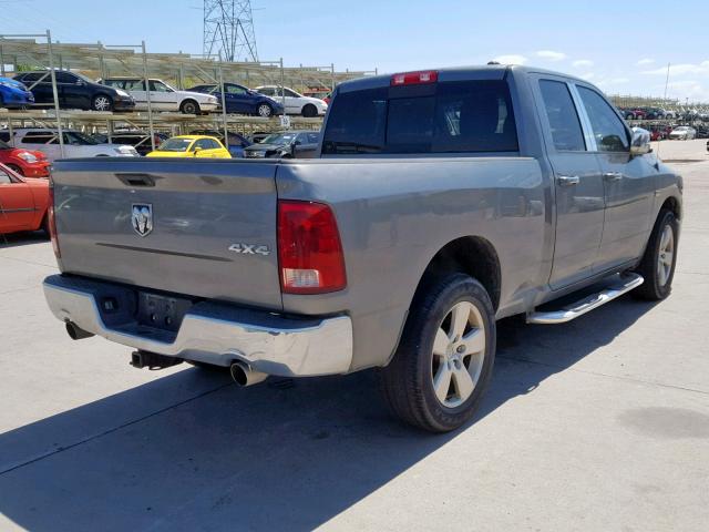 1C6RD7GT7CS154192 - 2012 DODGE RAM 1500 S GRAY photo 4