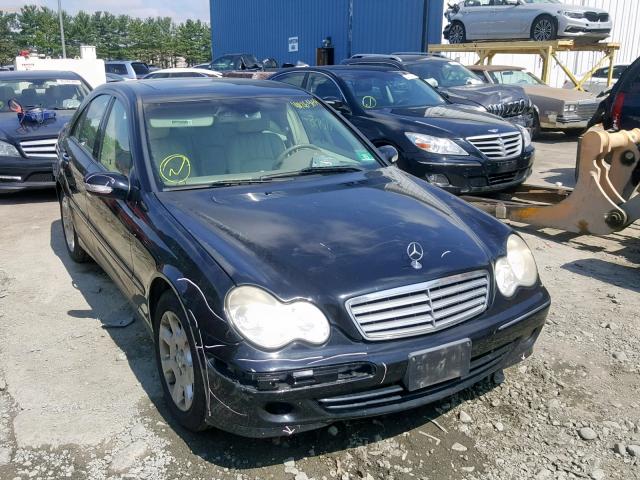 WDBRF92HX6F778873 - 2006 MERCEDES-BENZ C 280 4MAT BLACK photo 1