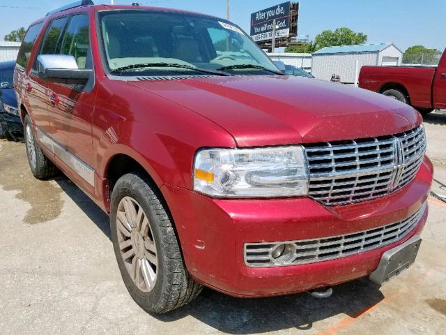 5LMFU28548LJ10658 - 2008 LINCOLN NAVIGATOR RED photo 1