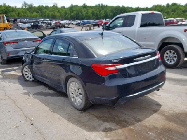 1C3BC4FB0BN515509 - 2011 CHRYSLER 200 LX BLACK photo 3