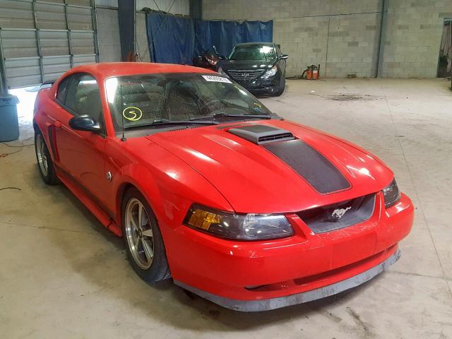 1FAFP42R14F163466 - 2004 FORD MUSTANG MA RED photo 1