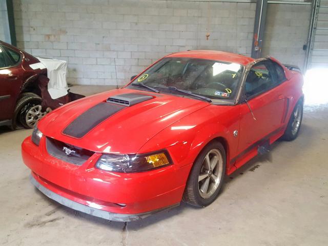 1FAFP42R14F163466 - 2004 FORD MUSTANG MA RED photo 2