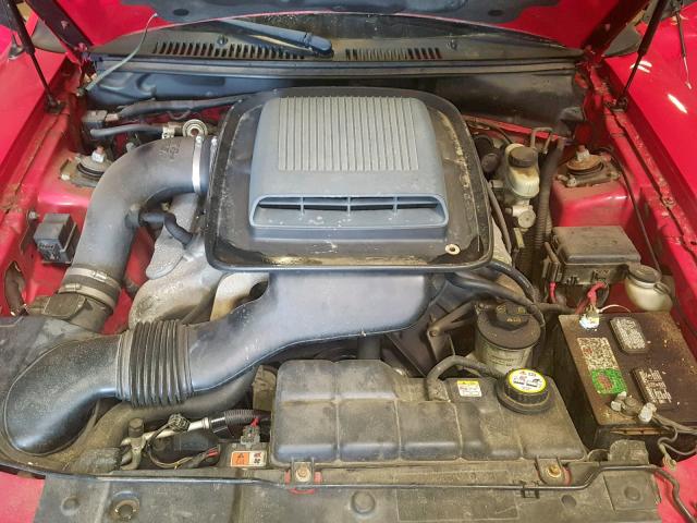 1FAFP42R14F163466 - 2004 FORD MUSTANG MA RED photo 7