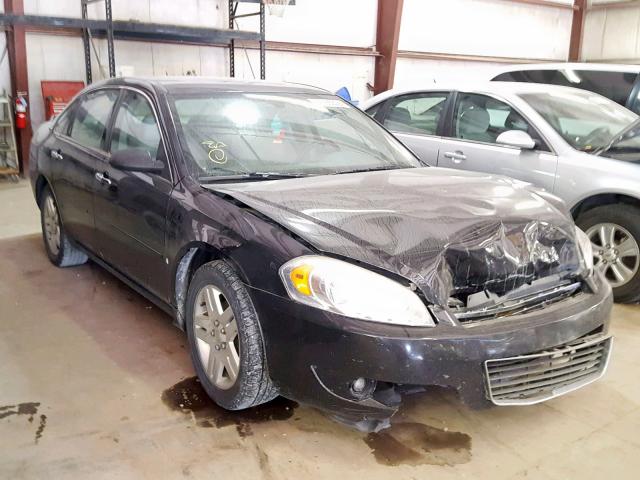 2G1WU58R579280506 - 2007 CHEVROLET IMPALA LTZ BLACK photo 1