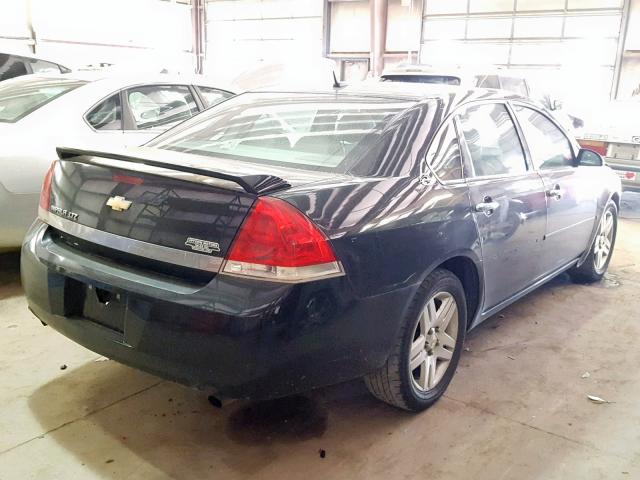 2G1WU58R579280506 - 2007 CHEVROLET IMPALA LTZ BLACK photo 4