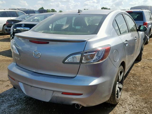 JM1BL1V53C1581616 - 2012 MAZDA 3 S SILVER photo 4