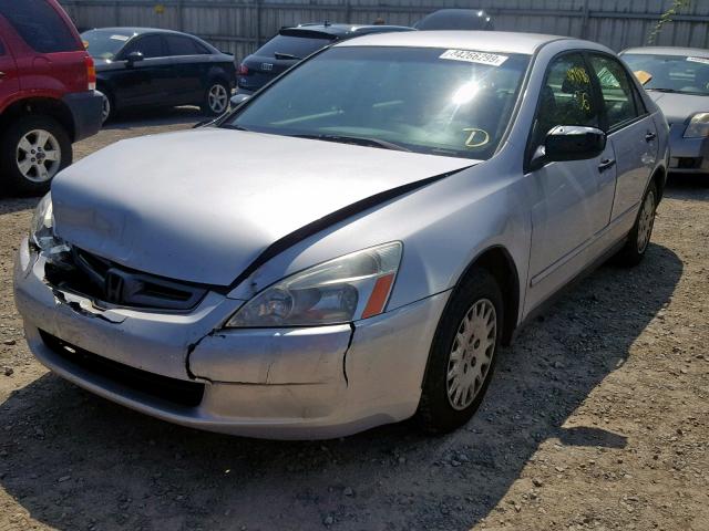 1HGCM56194A005505 - 2004 HONDA ACCORD DX SILVER photo 2