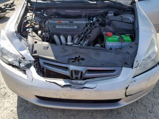 1HGCM56194A005505 - 2004 HONDA ACCORD DX SILVER photo 7