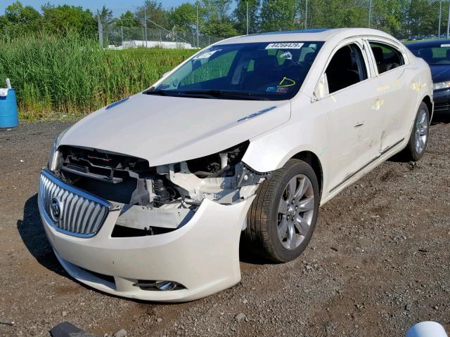 1G4GC5ED2BF295967 - 2011 BUICK LACROSSE C WHITE photo 2