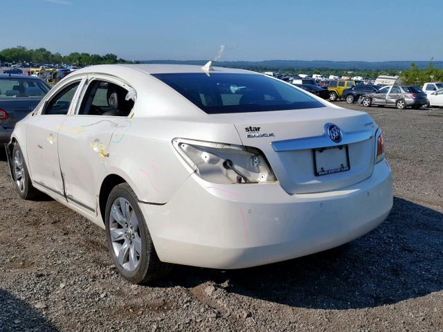 1G4GC5ED2BF295967 - 2011 BUICK LACROSSE C WHITE photo 3