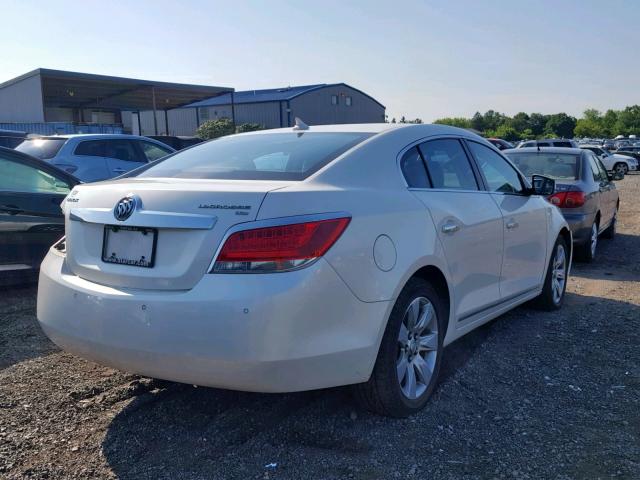 1G4GC5ED2BF295967 - 2011 BUICK LACROSSE C WHITE photo 4