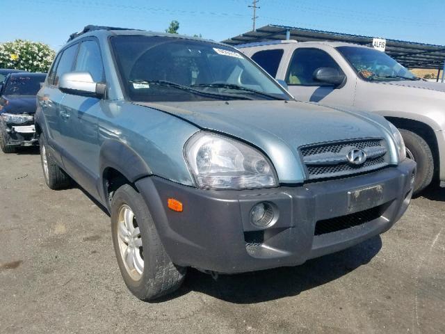 KM8JN72D37U508654 - 2007 HYUNDAI TUCSON SE GREEN photo 1