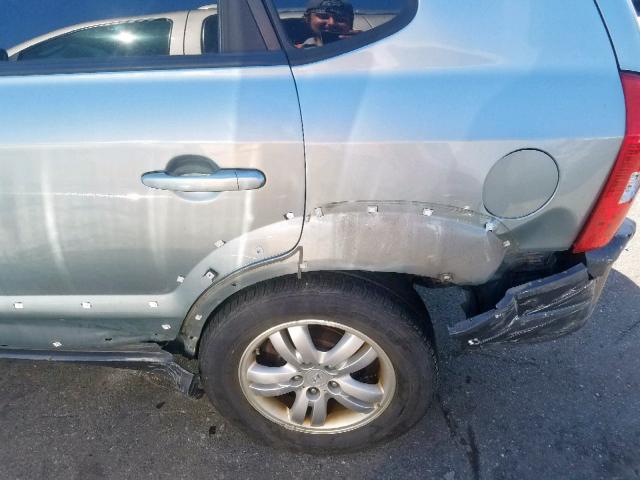 KM8JN72D37U508654 - 2007 HYUNDAI TUCSON SE GREEN photo 9