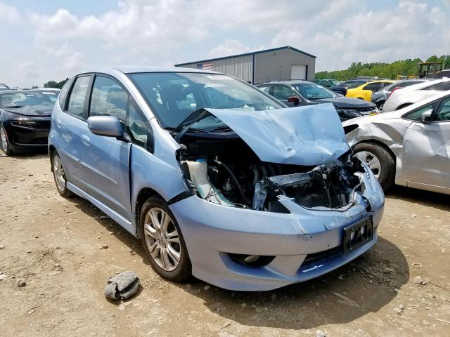 JHMGE8H65AS008090 - 2010 HONDA FIT SPORT BLUE photo 1