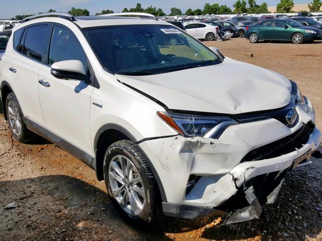 JTMDJREV2GD054538 - 2016 TOYOTA RAV4 HV LI WHITE photo 1