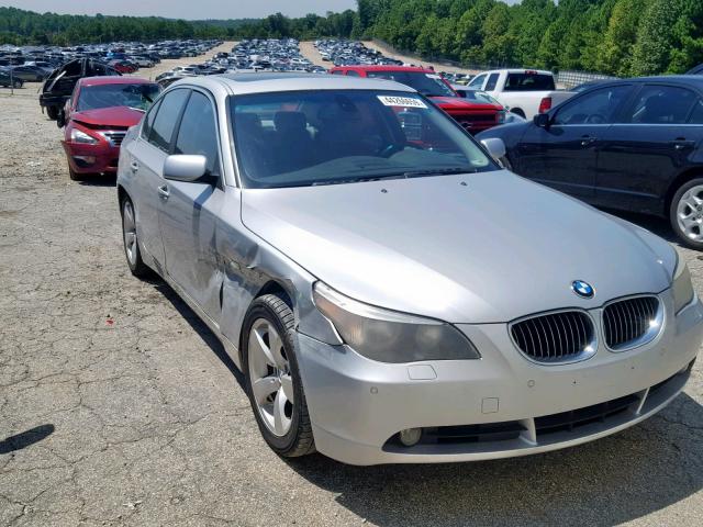 WBANE53576CK85991 - 2006 BMW 525 I SILVER photo 1