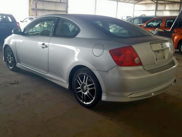 JTKDE177250038258 - 2005 TOYOTA SCION TC ვერცხლისფერი ფოტო 3