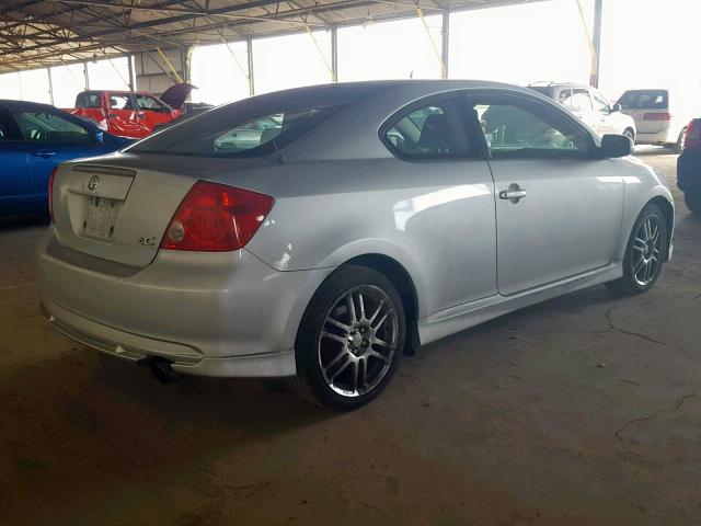 JTKDE177250038258 - 2005 TOYOTA SCION TC ვერცხლისფერი ფოტო 4