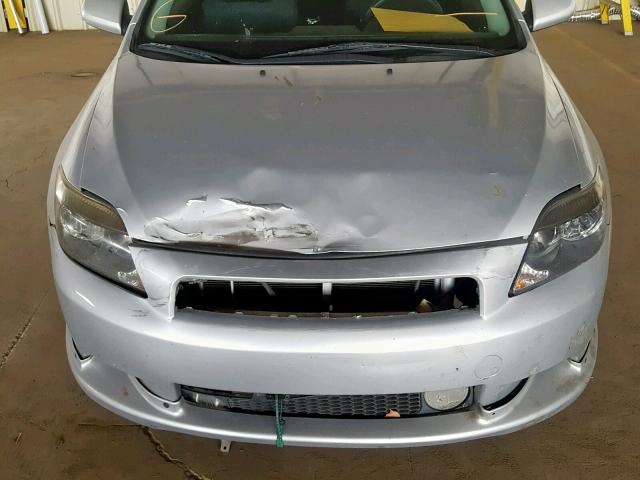 JTKDE177250038258 - 2005 TOYOTA SCION TC ვერცხლისფერი ფოტო 9