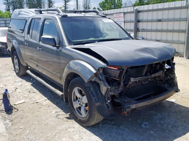 1N6AD09UX7C406419 - 2007 NISSAN FRONTIER C GREEN photo 1