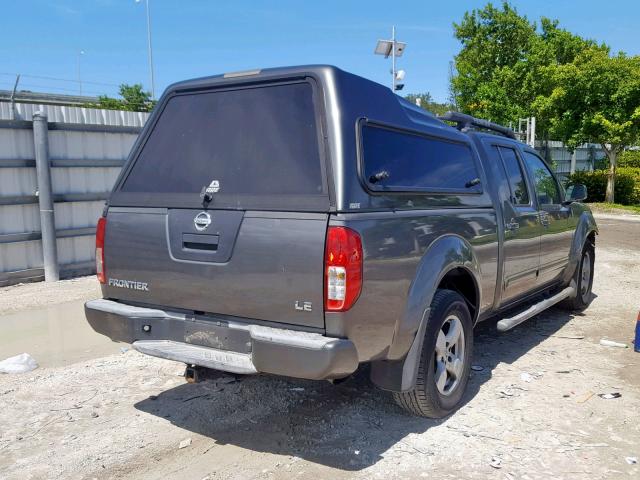 1N6AD09UX7C406419 - 2007 NISSAN FRONTIER C GREEN photo 4