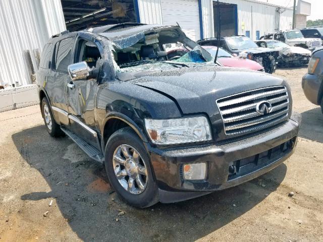 5N3AA08A66N811329 - 2006 INFINITI QX56 BLACK photo 1