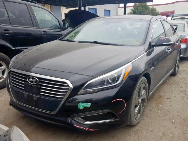 KMHE54L20GA029638 - 2016 HYUNDAI SONATA PLU BLACK photo 2