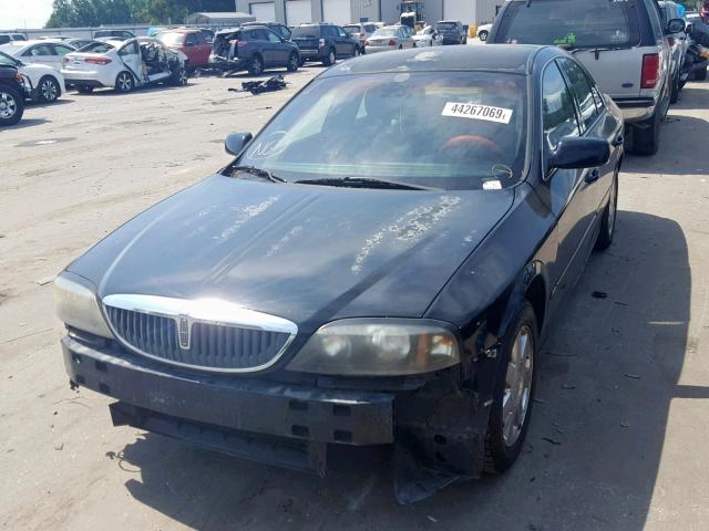 1LNHM86SX4Y635695 - 2004 LINCOLN LS BLACK photo 2