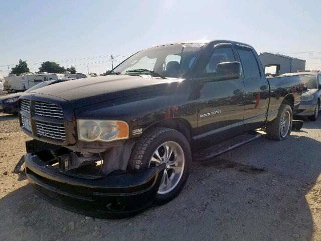 1D7HA18D33J673804 - 2003 DODGE RAM 1500 S BLACK photo 2